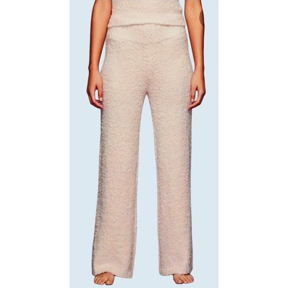 SKIMS Cozy Knit Bouclé Lounge Relaxed Fit Elastic Waist Pants Size Sm